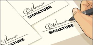 how to do signature for success